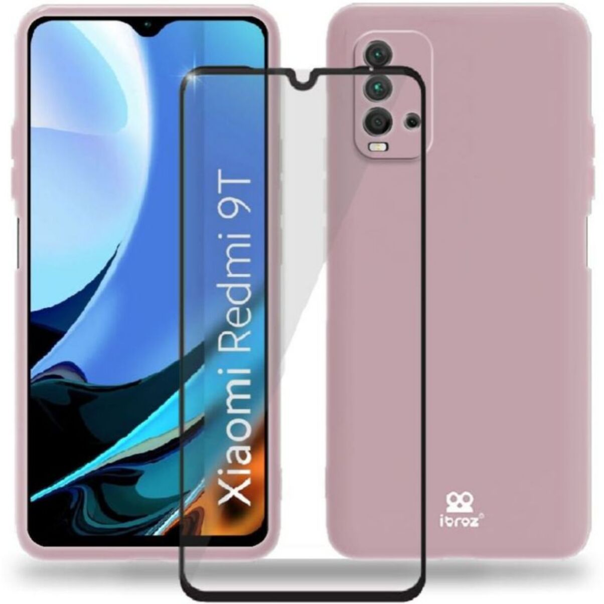 Coque IBROZ Xiaomi Redmi 9T Coque rose