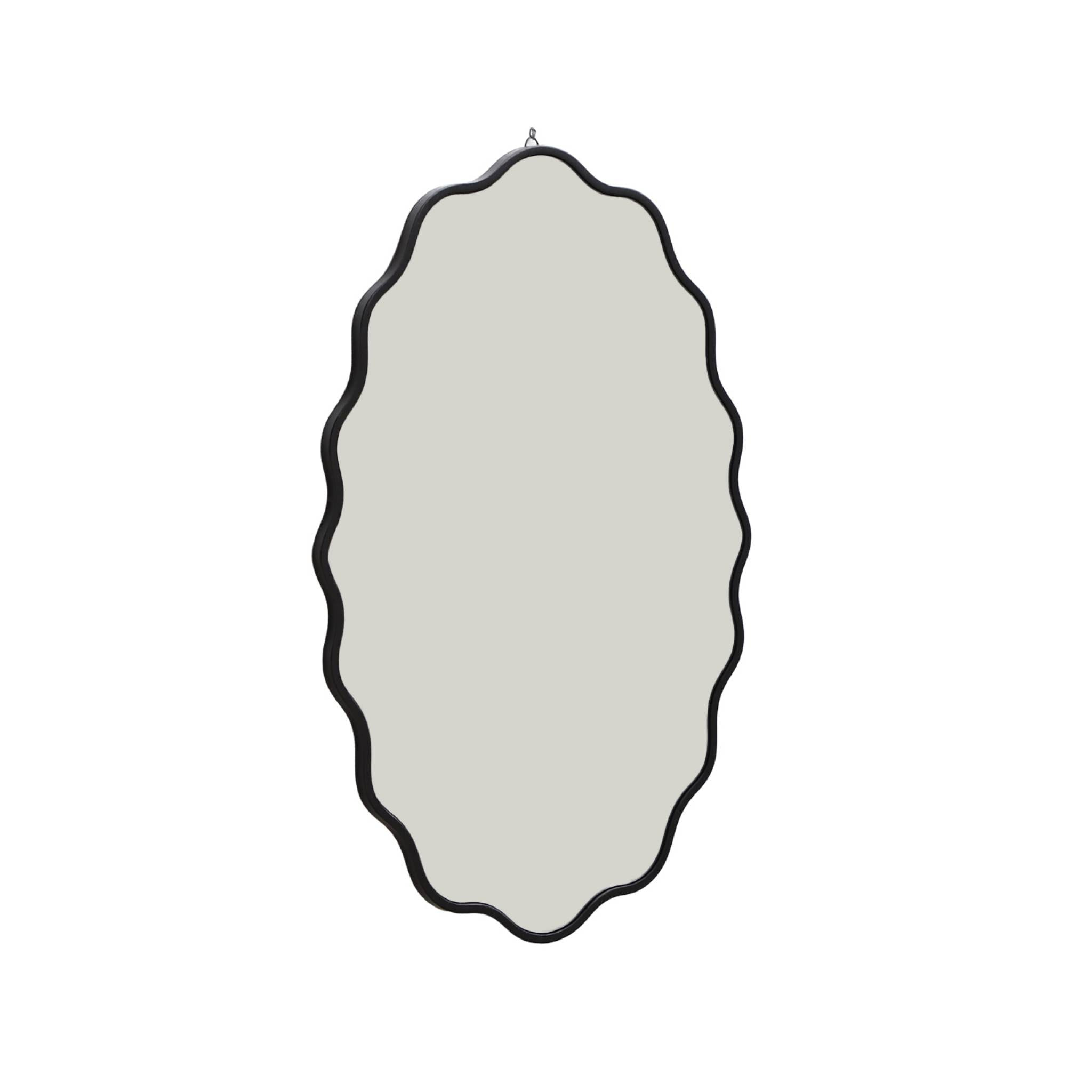 Miroir organique décor bois 90cm BRUNO