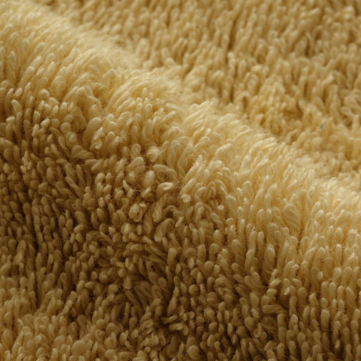 Set de serviettes éponge 100% Coton Éponge Peigné - 700 g/m2 OCRE