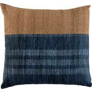 Parure housse de couette imprimé 100% coton - romane - bleu