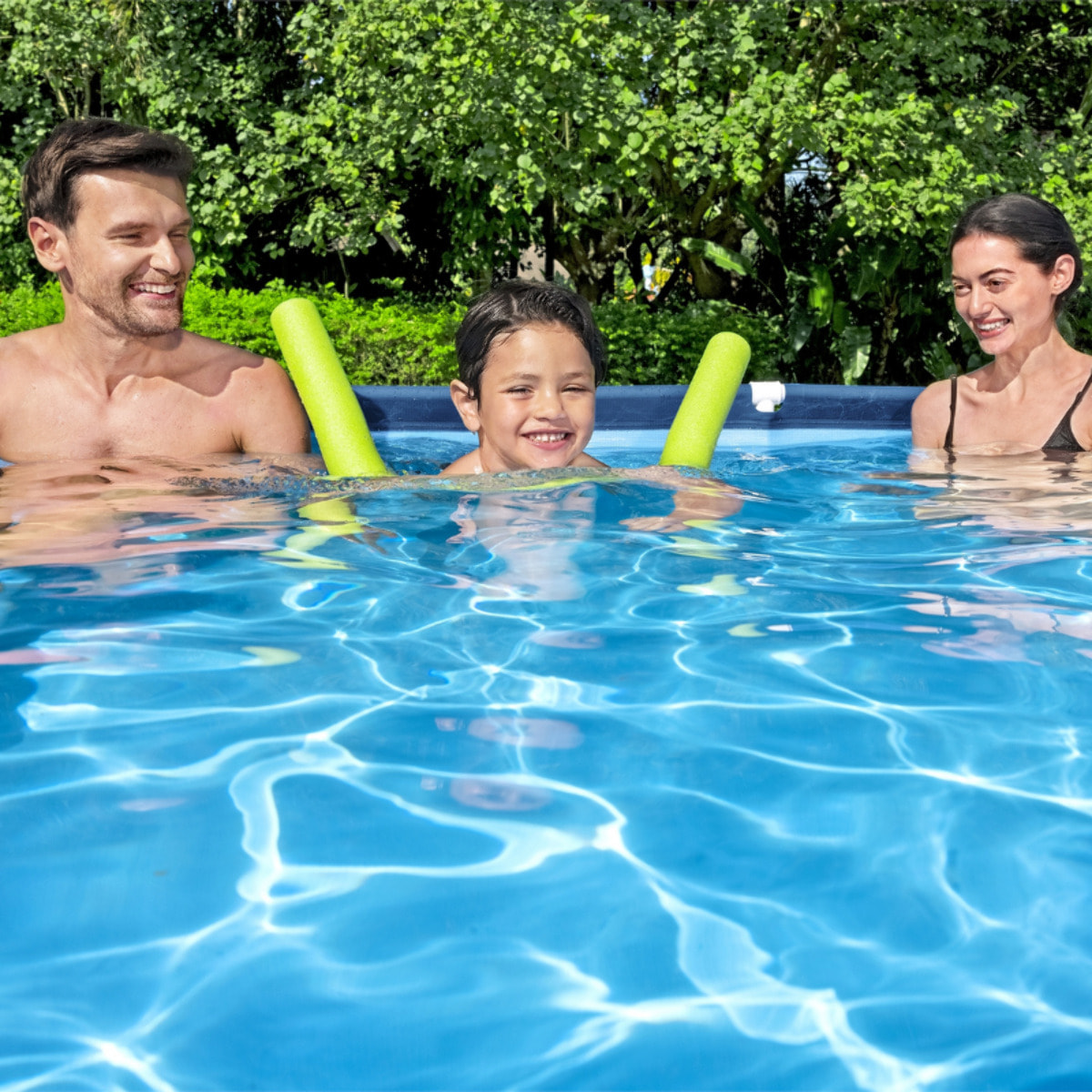 Bestway Piscine hors sol tubulaire rectangulaire Bestway Steel Pro 300 x 201 x 66 cm bleu