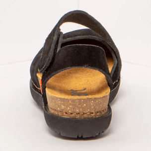 Sandalias 1712S SILK SUEDE BLACK/ RHODES color Black
