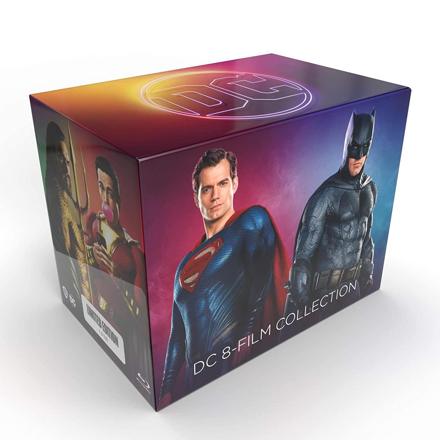 DC Comics Cofanetto da Collezione 8 Film Blu-Ray Warner Bros.