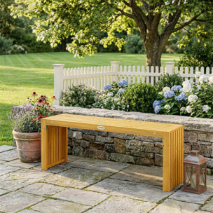 Banc de jardin 2 places bois acacia pré-huilé 240 Kg max.
