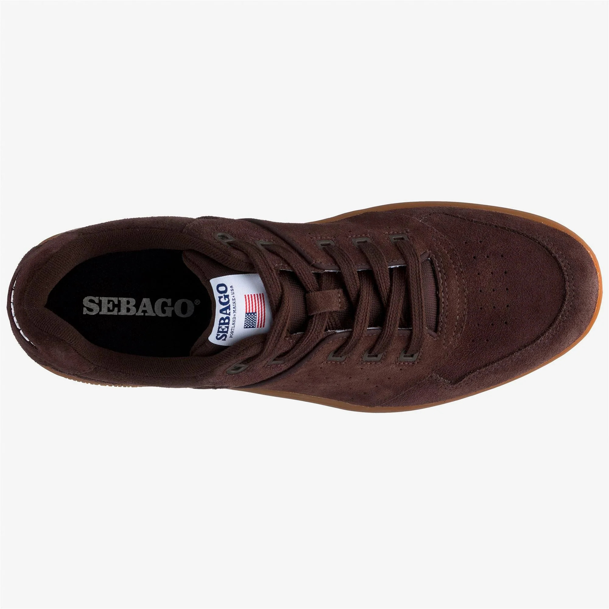 Sneakers Sebago Uomo Donna Marrone Hurricane Suede