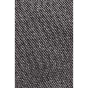 Gorra gris oscuro de seis paneles con logo Polo Club