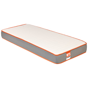 Pack SOUL, Colchón Sostenible HR con Visco y Canapé Juvenil Apertura Lateral Blanco WHAT THE SLEEP, Entrega, Montaje en Domicilio y Retirada de Usado Incluida