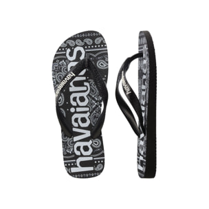 Infradito Havaianas Top Logomania Nero