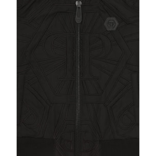 PHILIPP PLEIN Leather Bomber MONOGRAM