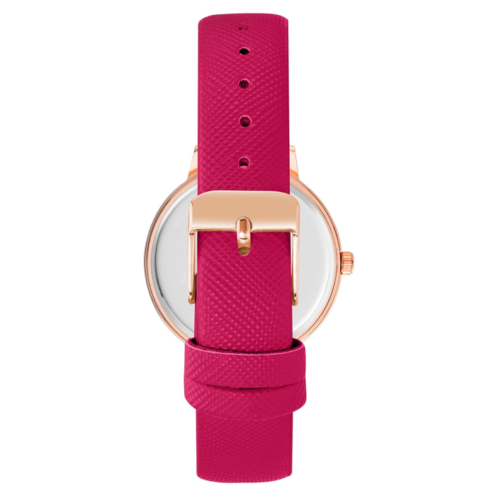 Reloj Juicy Couture JC1264RGHP Mujer Analogico Cuarzo con Correa de Polipiel