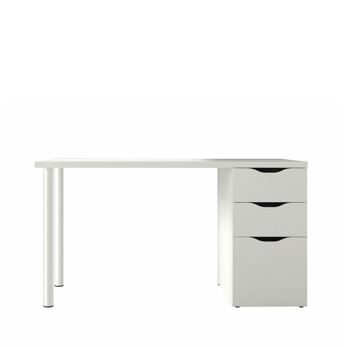 Mesa De Escritorio 74x138x60 Cm Blanco Artik