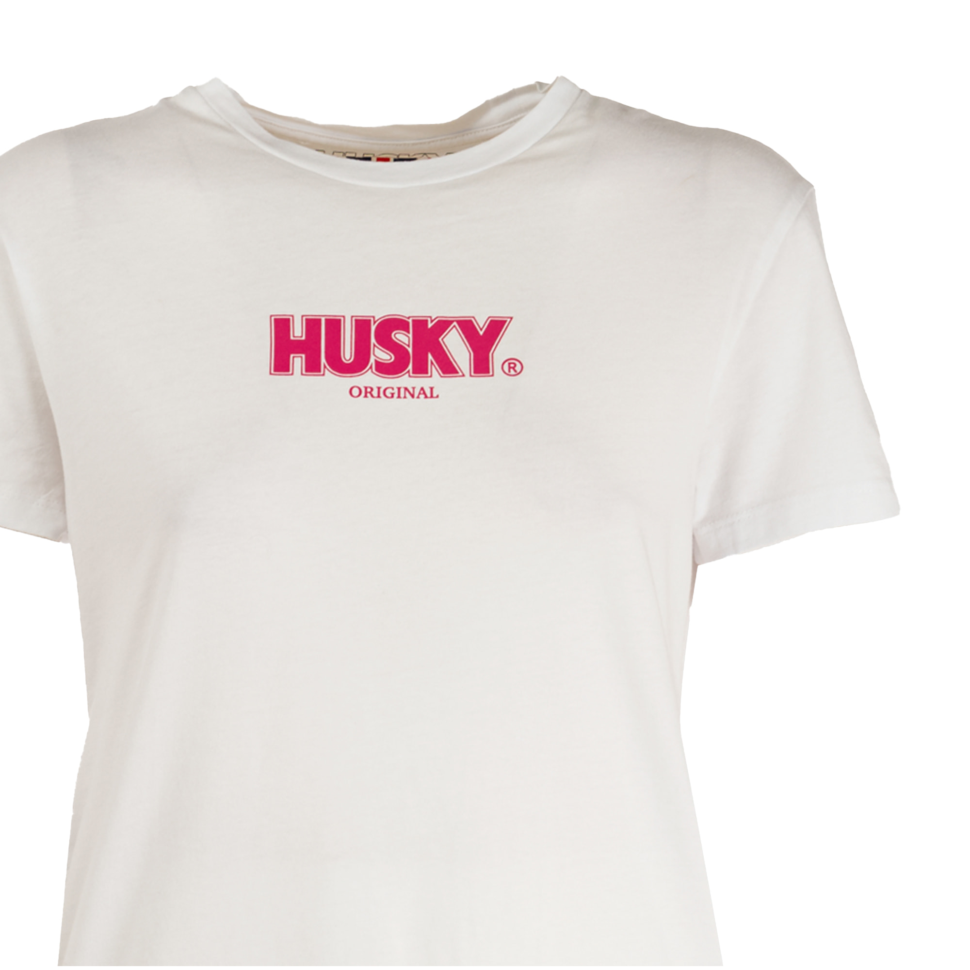 HUSKY t-shirt donna white