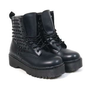 ANFIBIO 8 BUCHI PLATFORM BORCHIE NERO