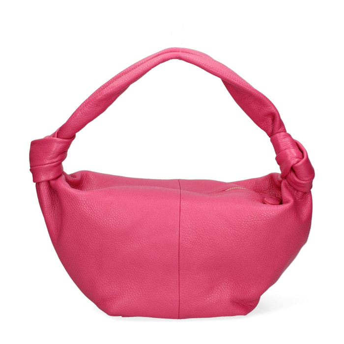 Borsa a spalla da donna - Modello Lunaria - Vera pelle - 37.0 x 20.0 x 17.0 cm