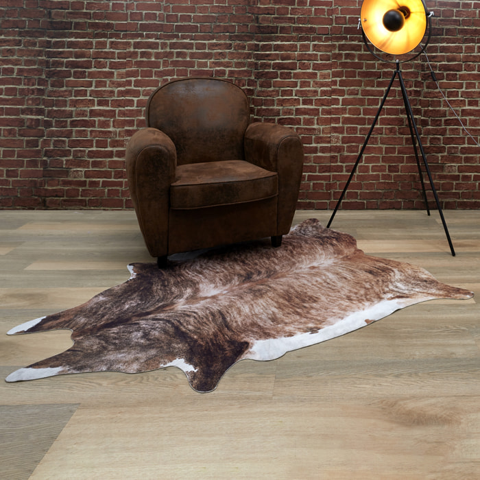 Tapis Imitation Peau De Vache 120x158cm