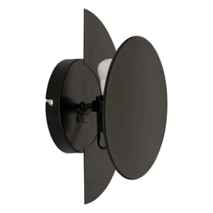 Applique murale Mysti noir 25x12cm