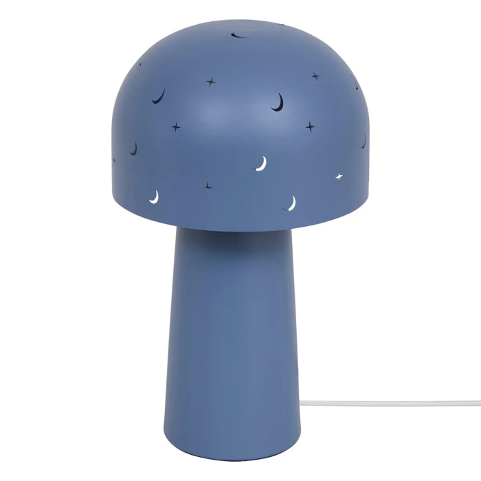 Lampe à poser enfant secteur Starry bleu H27cm