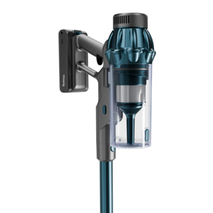 Aspirador 2 en 1 inalámbrico UPX32, Autonomía hasta 50 min, 3 velocidades, 400W, Ligero y compacto, 4 accesorios incluidos, Cepillo led, Azul