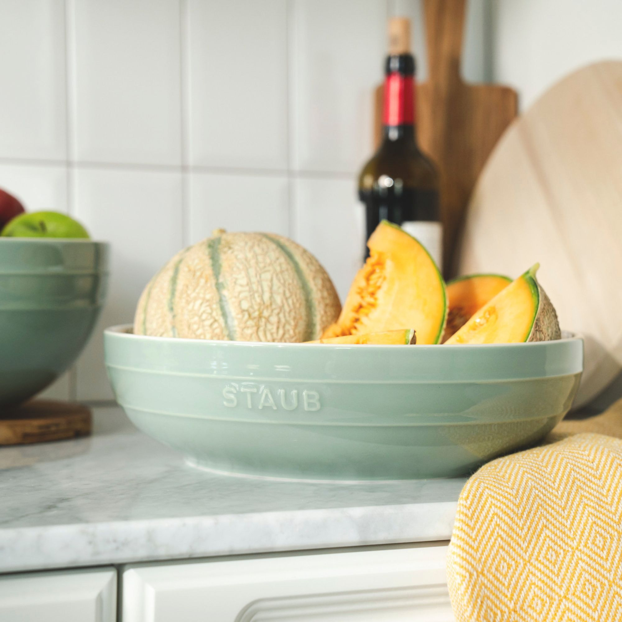 Bol 24 cm, Céramique, Eucalyptus