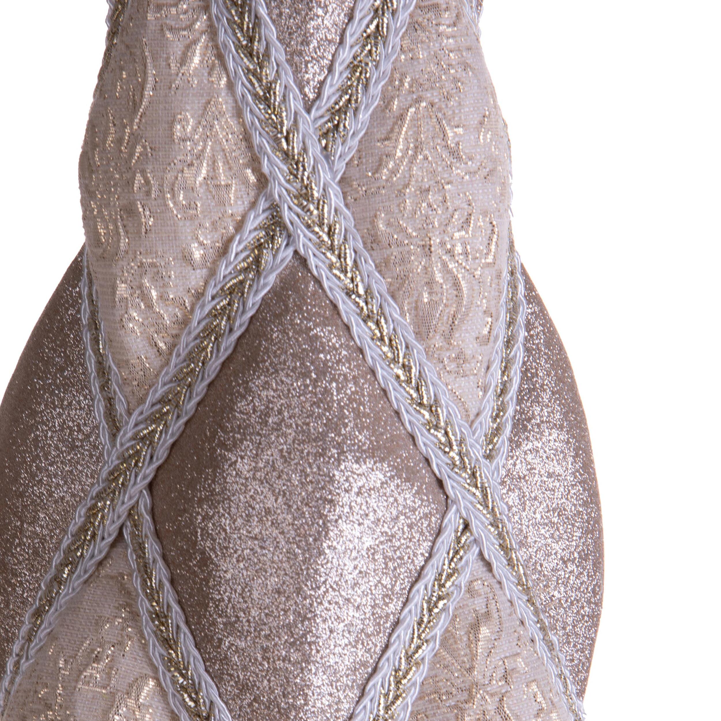 Cono 28xh79 cm con rombi - Pezzi 1 - ORO - Bianchi Dino SpA