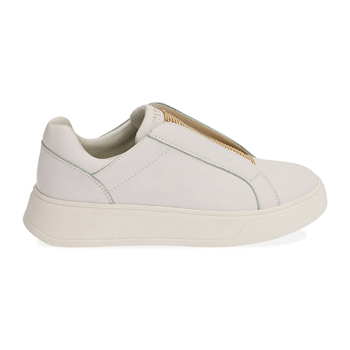 Sneakers bianco/oro