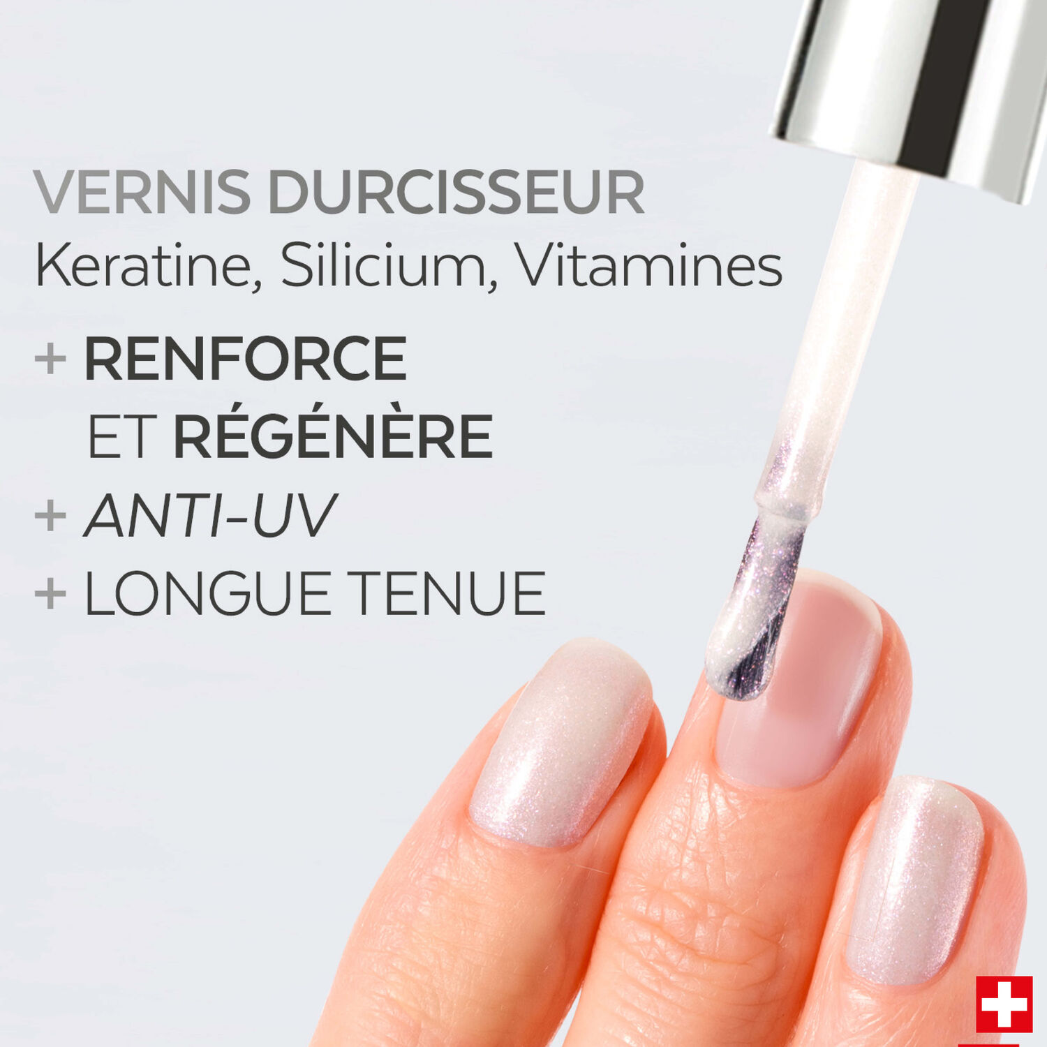 Color Strong - Vernis Durcisseur Kératine, Vitamine & Silicium Gloss Éclat
