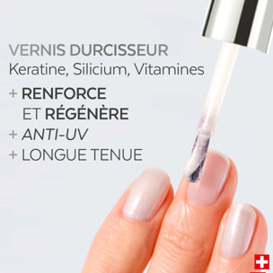 Color Strong - Vernis Durcisseur Kératine, Vitamine & Silicium Gloss Éclat