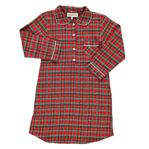 PACK Camicia da notte mamma e bimba DONNA BAMBINA scozzese rosso