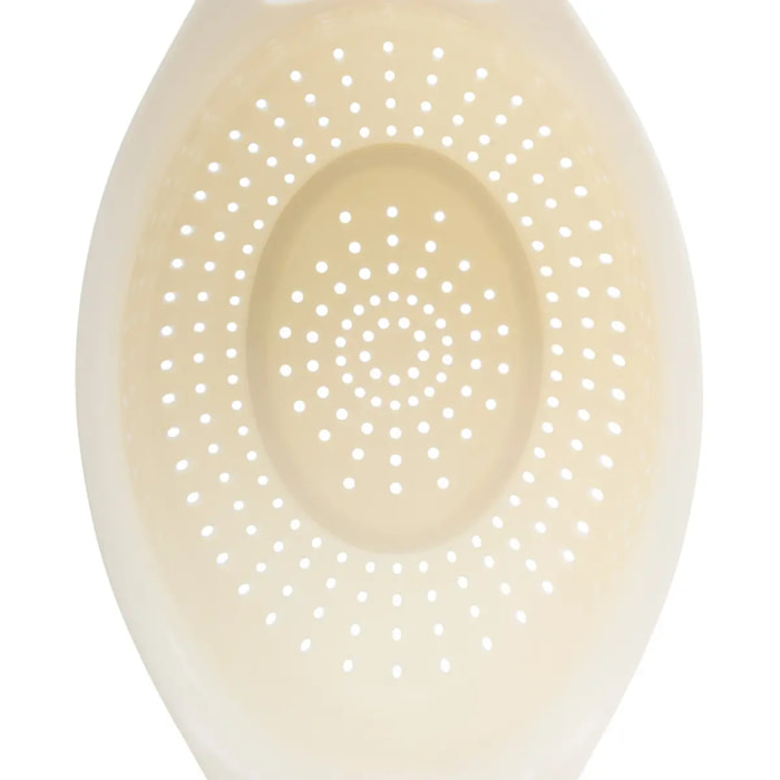 Passoire Poly ovale D.24cm beige