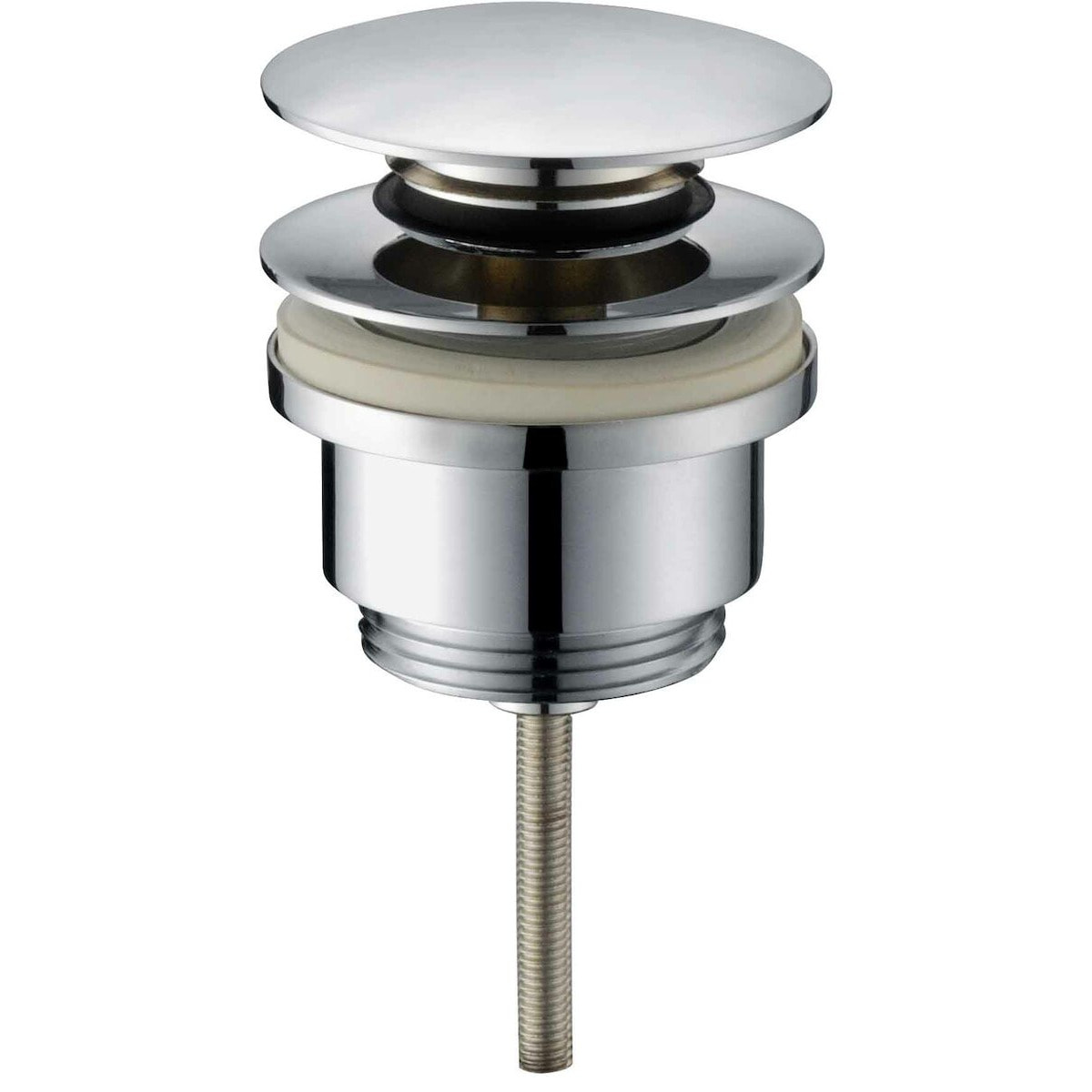 Bonde clic-clac G 5/4" pour lavabo avec trop-plein – laiton chromé – SAT