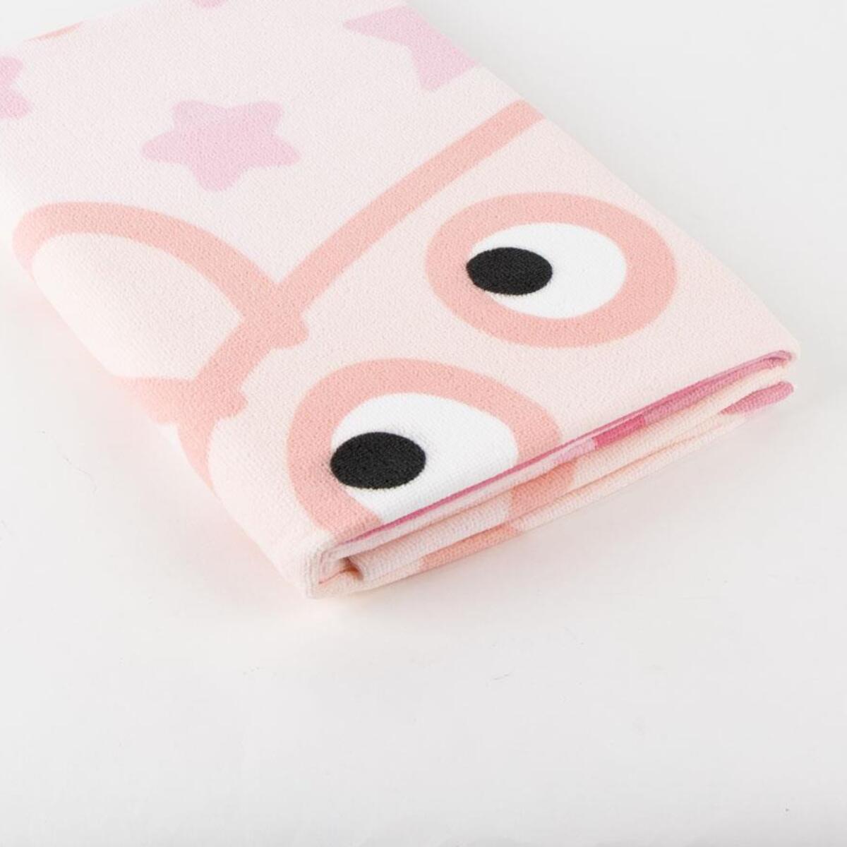 Toalla Microfibra de Peppa Pig - 70x140x1 cm - Color:Rosa