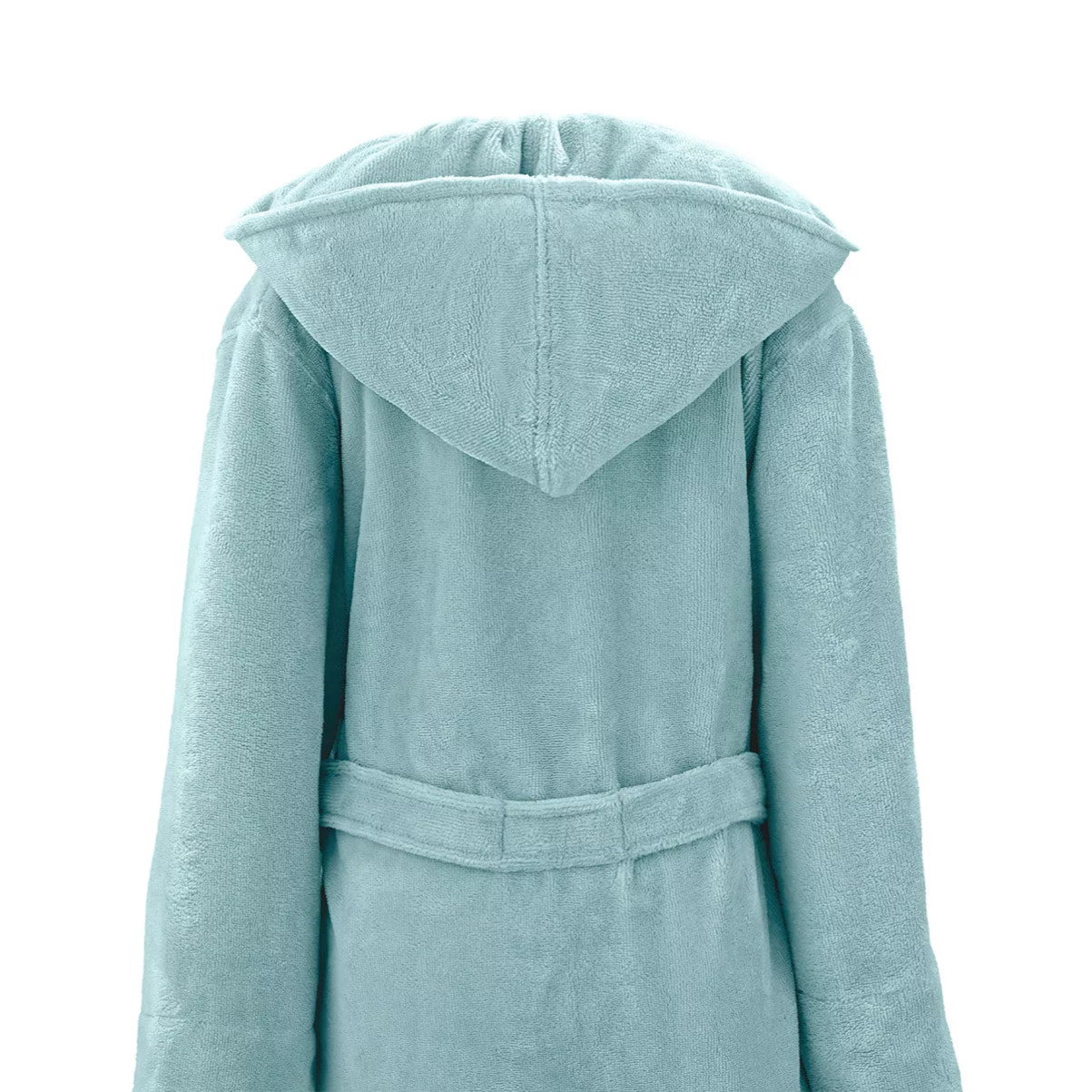 Peignoir coton mélangé 300 g/m² uni bleu Teddy glacier