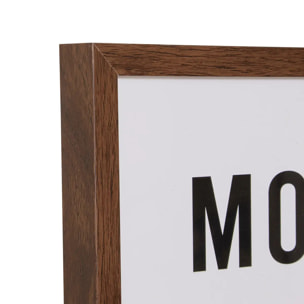 Affiche encadrée Adem noir et blanc 50x70cm