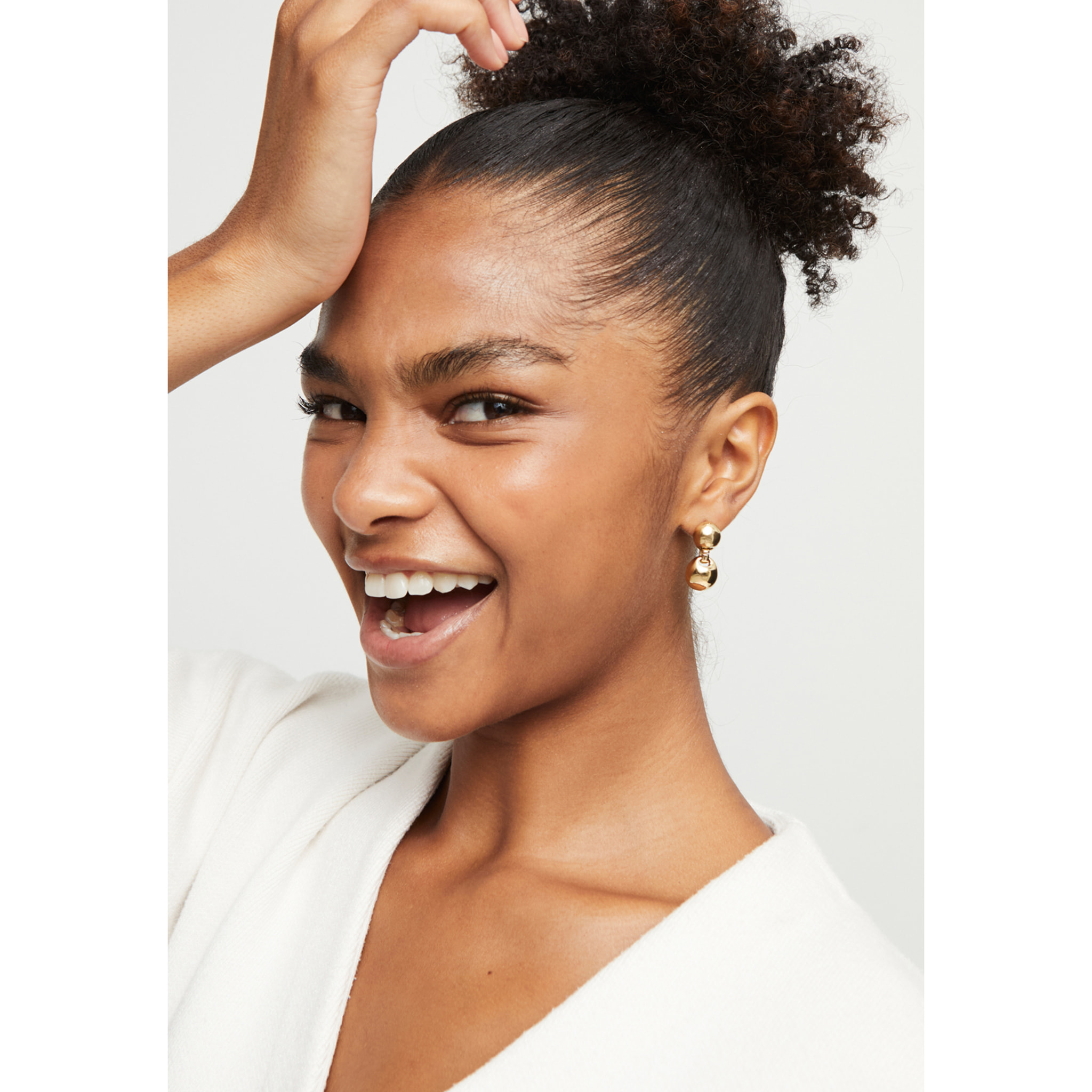 Pendiente SER INTRÉPIDA ORO U