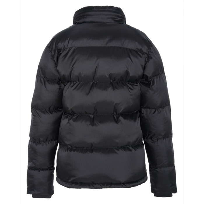 IDAHO SIMPLE PADDED JACKET W/ SCHOTT NYC CHEST EMBROIDERY  100% NYLON Nero