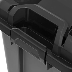 Boite de rangement Bunker + 55L noir