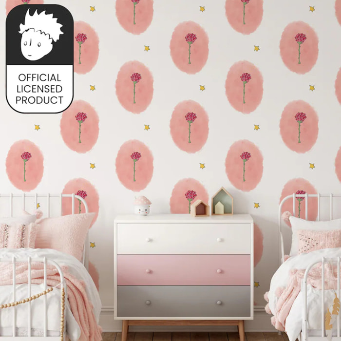 Carta da Parati Ufficiale Il Piccolo Principe Rosa