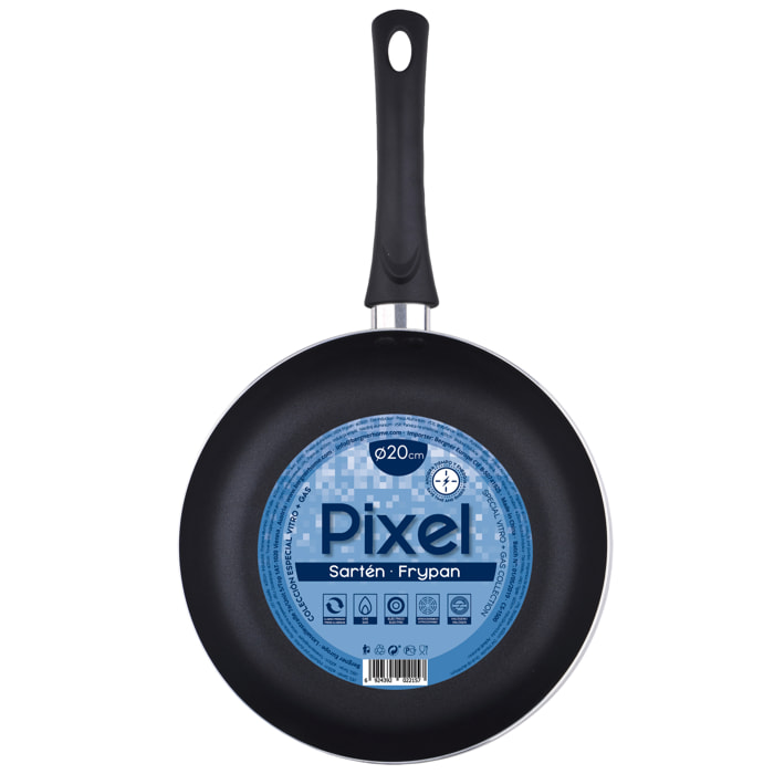 Sartén Pixel en aluminio prensado y antiadherente - Chef Sauce