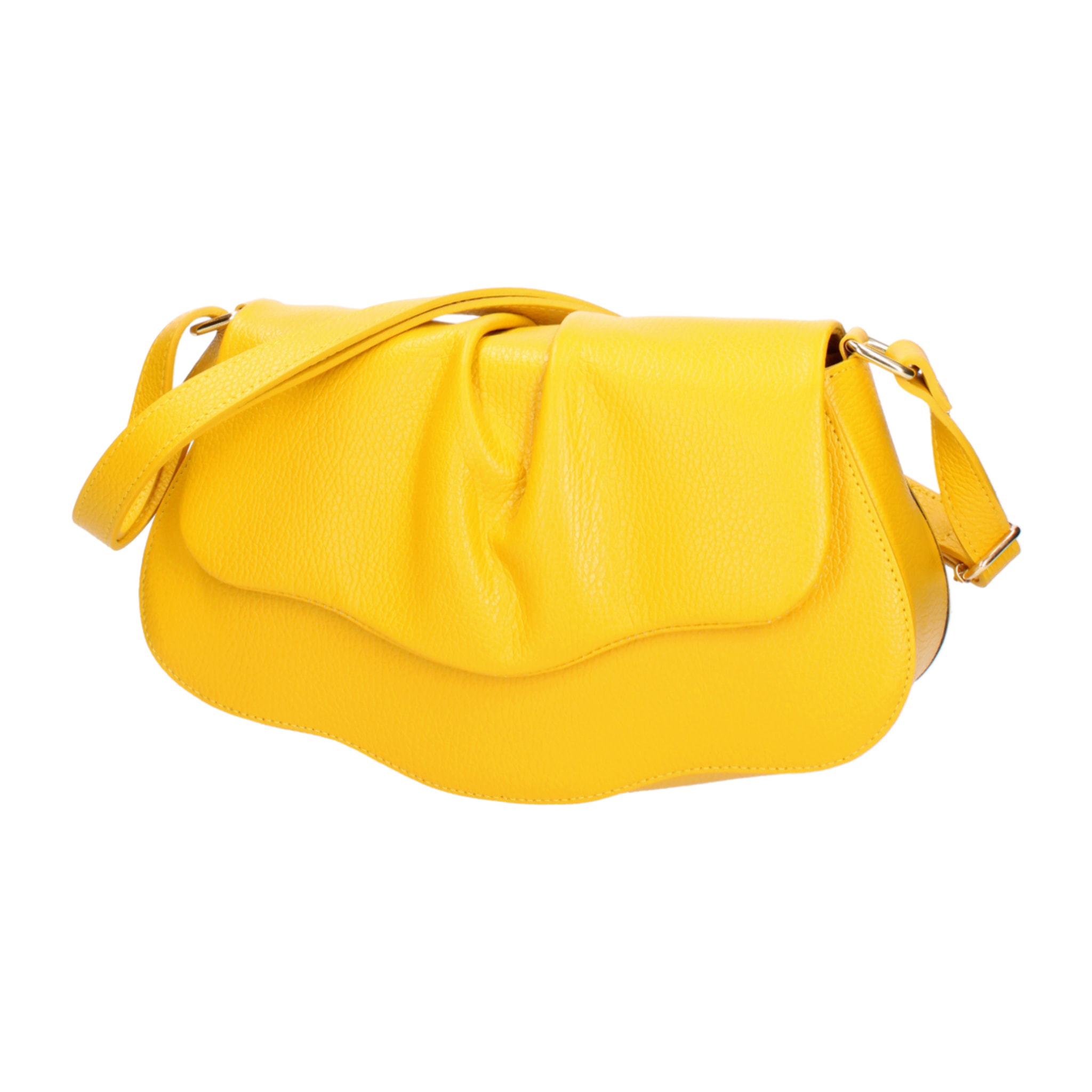 Borsa a spalla da donna In Vera pelle Made in Italy 30,5x19,5x9 cm