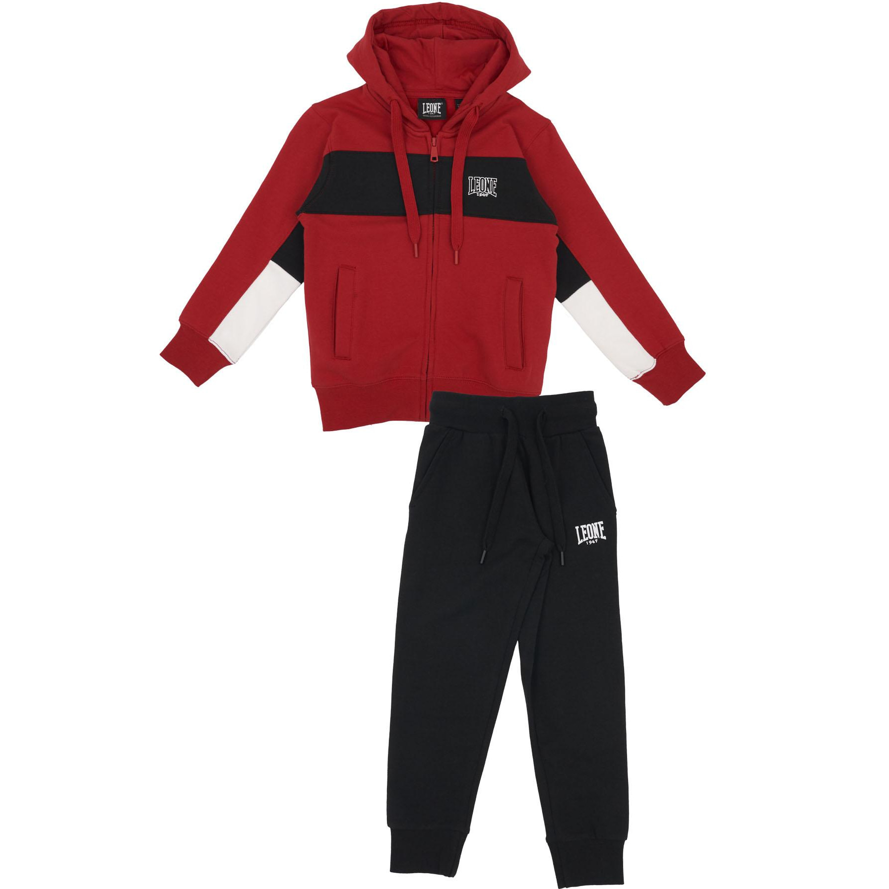 Tuta da bambino con cappuccio e full zip Junior Class