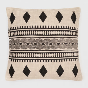 Cojín cuadrante algodón Fauno 45x45 - funda + relleno