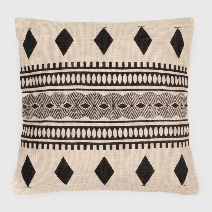 Cojín cuadrante algodón Fauno 45x45 - funda + relleno