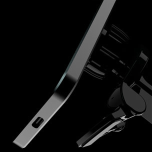 Caricatore wireless per auto Magsafe, con clip per presa d'aria, 15W. Con luce ambientale a LED.