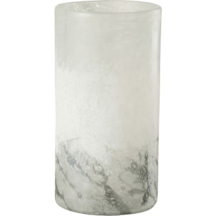 J-Line vase Scavo Cylindrique - verre - gris - medium - 28 cm de hauteur