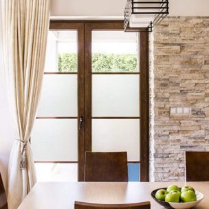 Rouleau vitrostatique pour vitre au mètre - Film Anti Regard Electrostatique Occultant Vitre Anti UV