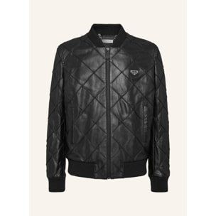 PHILIPP PLEIN Bomber de cuero
