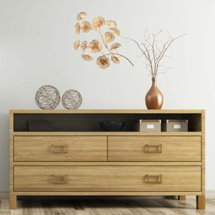 Decoration Murale Fleur Metal 52cm