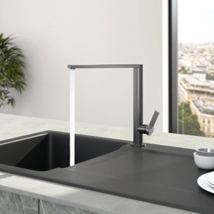 Robinet cuisine Finera anthracite