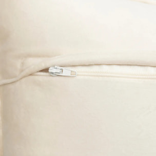 Coussin bouclette Soana blanc ivoire 30x50cm