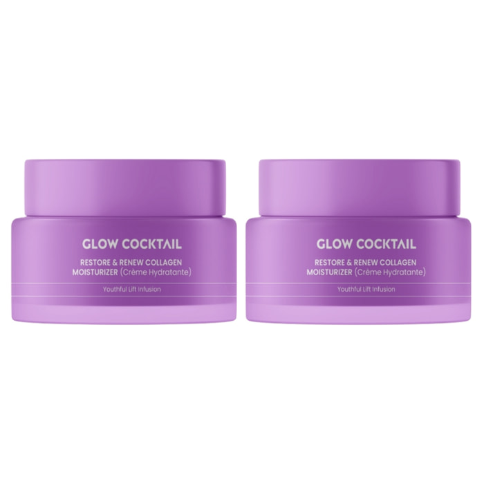 Dúo hidratante de colágeno restaurador y renovador